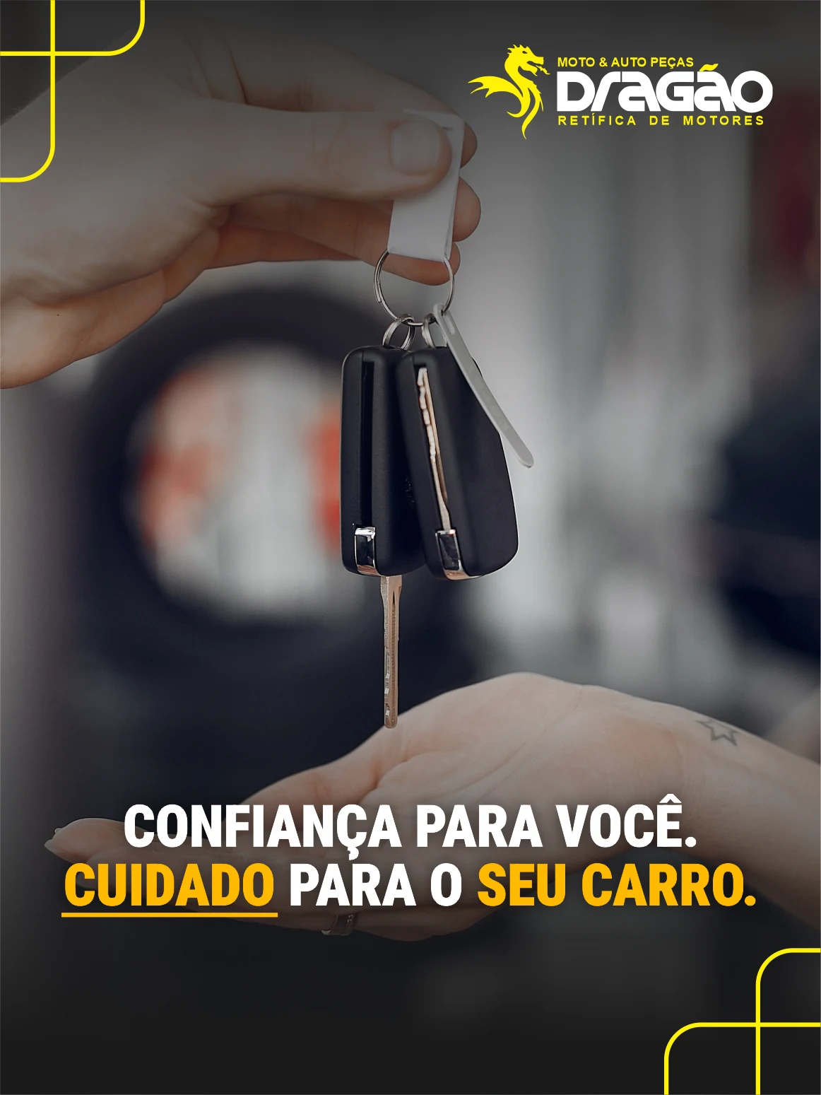 Confiança para cuidar do seu carro